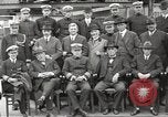 Image of Civilian businessmen and officials pose with Naval officers aboard ship Virginia United States USA, 1925, second 27 stock footage video 65675060899