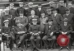 Image of Civilian businessmen and officials pose with Naval officers aboard ship Virginia United States USA, 1925, second 28 stock footage video 65675060899
