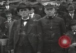 Image of Civilian businessmen and officials pose with Naval officers aboard ship Virginia United States USA, 1925, second 32 stock footage video 65675060899