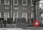 Image of Civilian businessmen and officials pose with Naval officers aboard ship Virginia United States USA, 1925, second 53 stock footage video 65675060899