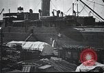 Image of US Army guarding supply ship in Siberia Soviet Russia World War 1 Siberia Soviet Union, 1918, second 8 stock footage video 65675060926