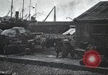 Image of US Army guarding supply ship in Siberia Soviet Russia World War 1 Siberia Soviet Union, 1918, second 50 stock footage video 65675060926