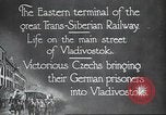 Immagine di Vladivostok Street Scenes durante la guerra civile russa Vladivostok Russia, 1918, secondo 10 filmato di repertorio 65675060927