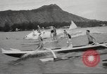 Image of  Waikiki Beach in Hawaii Honolulu Hawaii USA, 1941, second 22 stock footage video 65675060936
