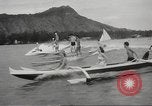 Image of  Waikiki Beach in Hawaii Honolulu Hawaii USA, 1941, second 23 stock footage video 65675060936