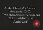 Image of carrier pigeons Washington DC USA, 1923, second 8 stock footage video 65675060986