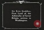 Image of British Navy officers visit US Naval Academy Annapolis Maryland USA, 1918, second 12 stock footage video 65675060987