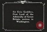 Image of British Navy officers visit US Naval Academy Annapolis Maryland USA, 1918, second 16 stock footage video 65675060987