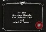 Image of Sir Eric Geddes at US Naval Academy Annapolis Maryland USA, 1918, second 1 stock footage video 65675060988