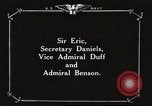 Image of Sir Eric Geddes at US Naval Academy Annapolis Maryland USA, 1918, second 3 stock footage video 65675060988