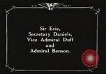 Image of Sir Eric Geddes at US Naval Academy Annapolis Maryland USA, 1918, second 4 stock footage video 65675060988