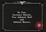 Image of Sir Eric Geddes at US Naval Academy Annapolis Maryland USA, 1918, second 5 stock footage video 65675060988