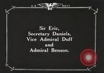 Image of Sir Eric Geddes at US Naval Academy Annapolis Maryland USA, 1918, second 6 stock footage video 65675060988