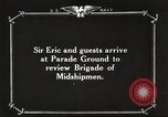 Image of Sir Eric Geddes views U.S. Naval Academy parade Annapolis Maryland USA, 1918, second 1 stock footage video 65675060989
