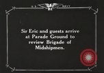 Image of Sir Eric Geddes views U.S. Naval Academy parade Annapolis Maryland USA, 1918, second 8 stock footage video 65675060989