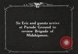 Image of Sir Eric Geddes views U.S. Naval Academy parade Annapolis Maryland USA, 1918, second 10 stock footage video 65675060989