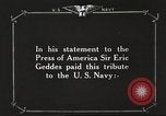 Image of Sir Eric Geddes and Admiral Duff Annapolis Maryland USA, 1918, second 3 stock footage video 65675060990