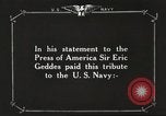Image of Sir Eric Geddes and Admiral Duff Annapolis Maryland USA, 1918, second 9 stock footage video 65675060990