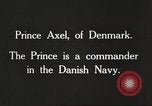 Image of Prince Axel of Denmark visits Washington DC Alexandria Virginia USA, 1918, second 30 stock footage video 65675060991