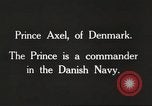 Image of Prince Axel of Denmark visits Washington DC Alexandria Virginia USA, 1918, second 31 stock footage video 65675060991
