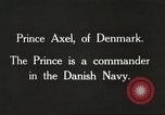 Image of Prince Axel of Denmark visits Washington DC Alexandria Virginia USA, 1918, second 35 stock footage video 65675060991