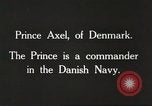 Image of Prince Axel of Denmark visits Washington DC Alexandria Virginia USA, 1918, second 36 stock footage video 65675060991