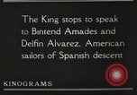 Image le roi Alfonso XIII d'Espagne United States USA, 1919, de la seconde 42 séquences d'archives historiques vidéo 65675060992
