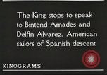 Image le roi Alfonso XIII d'Espagne United States USA, 1919, de la seconde 43 séquences d'archives historiques vidéo 65675060992
