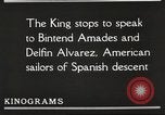 Image le roi Alfonso XIII d'Espagne United States USA, 1919, de la seconde 47 séquences d'archives historiques vidéo 65675060992