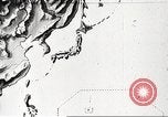 Immagine di Mappa animata che mostra le sfere di influenza pianificate dal Giappone Oceano Pacifico, 1934, secondo 22 filmato di repertorio 65675061004