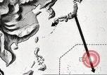 Immagine di Mappa animata che mostra le sfere di influenza pianificate dal Giappone Oceano Pacifico, 1934, secondo 62 filmato di repertorio 65675061004