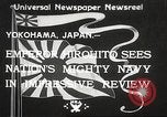 Image of Emperor Hirohito in naval uniform Yokohama Japan, 1934, second 1 stock footage video 65675061006