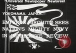 Image of Emperor Hirohito in naval uniform Yokohama Japan, 1934, second 5 stock footage video 65675061006