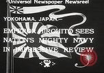 Image of Emperor Hirohito in naval uniform Yokohama Japan, 1934, second 9 stock footage video 65675061006
