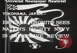 Image of Emperor Hirohito in naval uniform Yokohama Japan, 1934, second 11 stock footage video 65675061006