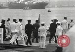 Image of Emperor Hirohito in naval uniform Yokohama Japan, 1934, second 37 stock footage video 65675061006
