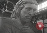 Image of huge statue of Christ Denver Colorado USA, 1934, second 38 stock footage video 65675061010