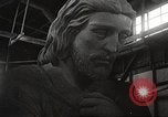 Image of huge statue of Christ Denver Colorado USA, 1934, second 39 stock footage video 65675061010