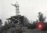 Image of huge statue of Christ Denver Colorado USA, 1934, second 49 stock footage video 65675061010