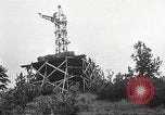 Image of huge statue of Christ Denver Colorado USA, 1934, second 50 stock footage video 65675061010