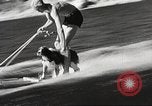 Image of Dog water skiing California United States USA, 1934, second 14 stock footage video 65675061011