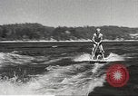 Image of Dog water skiing California United States USA, 1934, second 17 stock footage video 65675061011