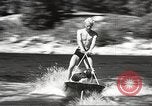 Image of Dog water skiing California United States USA, 1934, second 23 stock footage video 65675061011