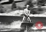 Image of Dog water skiing California United States USA, 1934, second 24 stock footage video 65675061011
