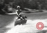 Image of Dog water skiing California United States USA, 1934, second 50 stock footage video 65675061011