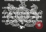 Image of King George V Leeds England United Kingdom, 1934, second 8 stock footage video 65675061012