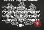 Image of King George V Leeds England United Kingdom, 1934, second 9 stock footage video 65675061012