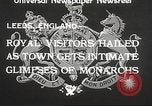 Image of King George V Leeds England United Kingdom, 1934, second 11 stock footage video 65675061012