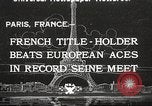 Image of swimmer Jean Taris Paris France, 1934, second 1 stock footage video 65675061014