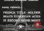 Image of swimmer Jean Taris Paris France, 1934, second 4 stock footage video 65675061014
